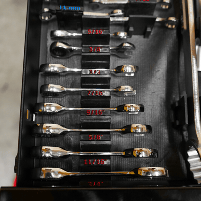 Wrench Size Labels - Metric+ (2.0) - Toolbox Widget UK Wrench Organizer, Wrench Organization, Toolbox Widget, Tool Box Widget, Tool Organization, Wrench Holder