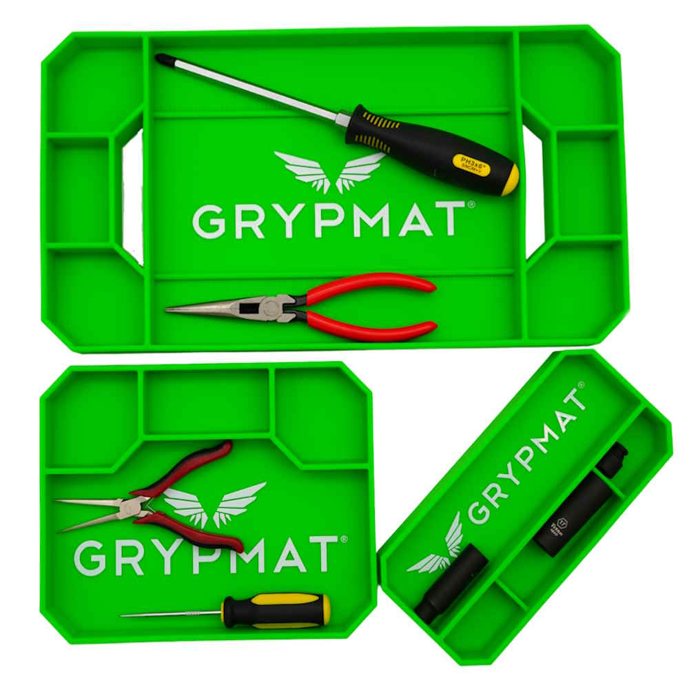 Grypmat Plus - TRIO - Toolbox Widget UK, Grypmat, Grip mat, Tool Mat, Toolbox Widget, Tool Box Widget, Non-slip, Tool caddy, Tool tote